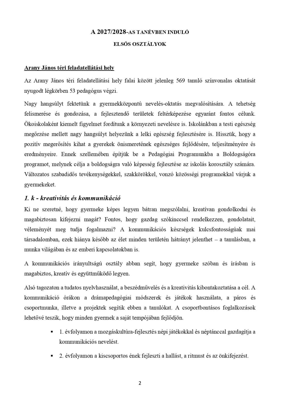 beiskolázási tájékoztató 2