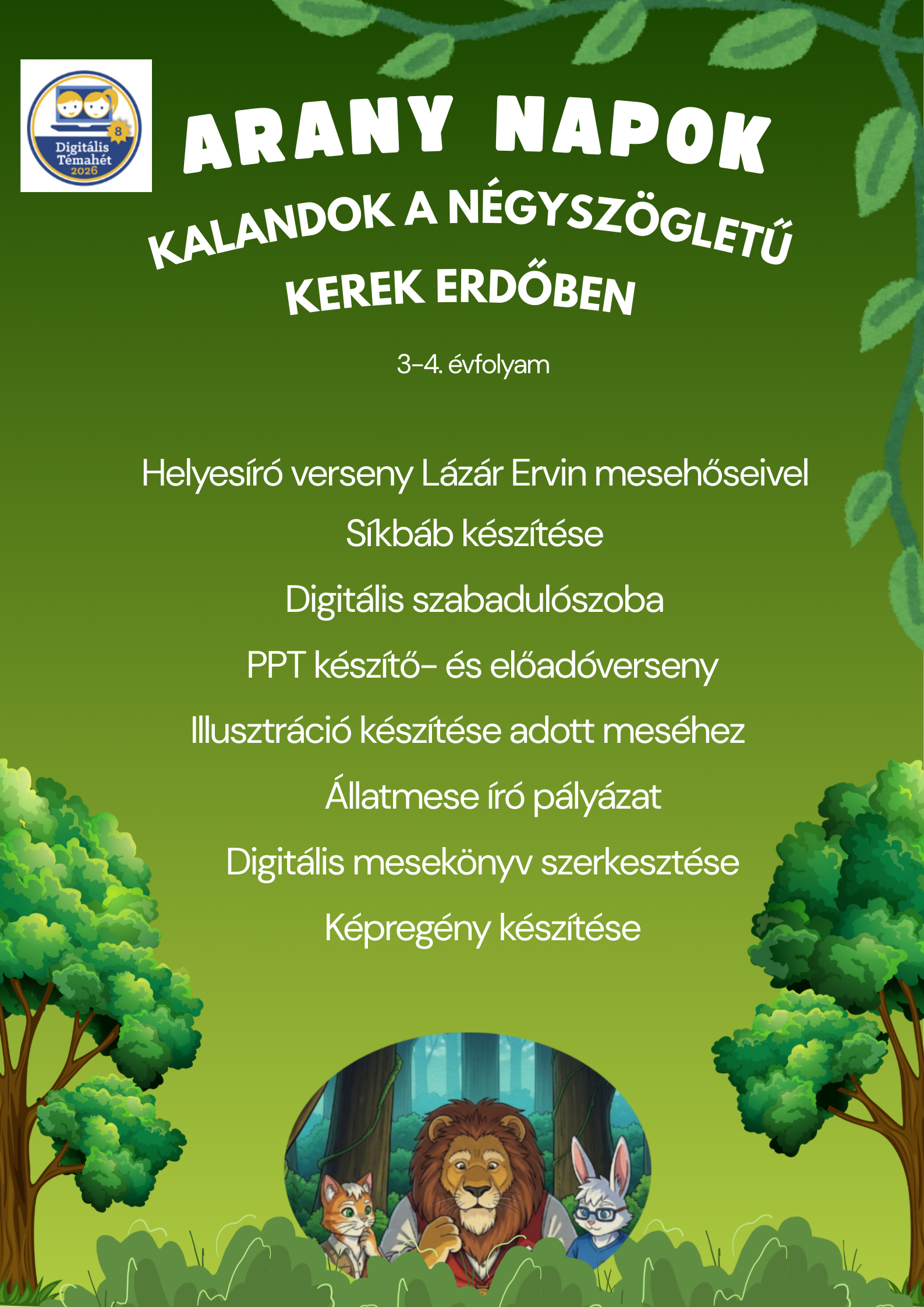 Digitális Témahét 2026 (3-4. évfolyam)